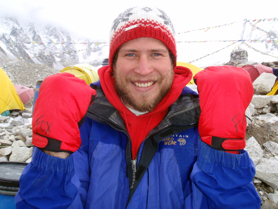 Macklin with my gloves